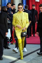  Irina Shayk - All in neon yellow at the Furla event at Piazza Beccaria in Milan